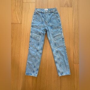 Agolde Sky Blue Denim Pants